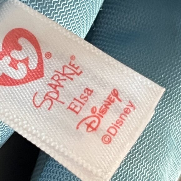 DISNEY TY SPARKLE Plush 16" Princess Elsa Doll Frozen 2 Blue Dress Cape Boots - Picture 3 of 6